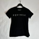 Equinox Black Women’s Shirt Fitted Graphic Tee Medium Fitness Life Gym Clubcore Photo 4