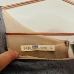 PAPER CROWN Women's Gray Speckled Copper Ties at Wrist Oversized Dress Size XS Photo 5