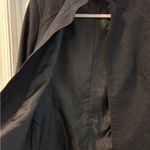 Harvé Benard Harve Benard Wool Viscose Charcoal Mandarin Collar Zip Front Blazer Size 12 Photo 3