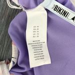 The Bikini Lab Watercolor Floral Ruffle Wrap Bikini Swim Top NWT size Medium Photo 11