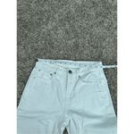 American Eagle ‘90s Straight Leg White Wash Jeans High Rise Ripped Size 00 Short Photo 9