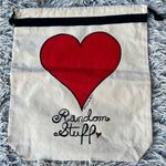 Brighton   Travel Bag  Draw Strings- 100% Cotton Heart Photo 0