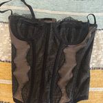 Urban Outfitters  Black Corset Top Photo 2
