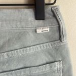 Mother The Mid Rise Dazzler Ankle Fray Hopscotch Stone Blue Corduroy Size 25 Photo 7