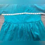 Glamorous  tiered mini smock dress with tie cuffs in‎ satin size 2 Photo 6