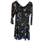 Erdem Vivi Floral Print Dress Black Size 10 Photo 2