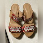 BCBGeneration BG-Carmyn Aztec Print Wooden
Wedge Sandals Women's Size 6.5 B Photo 8