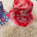None Bucket Hat Bundle Blue Floral‎ Pink Tie Dye Trendy Summer Festival Hats Photo 3