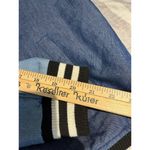 Levi's  womens M denim color blocked full zip bomber rib knit collar jacket Photo 5