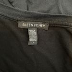 Eileen Fisher Black Oversized Relaxed Fit Dolman Sleeve Tunic Top L/G Photo 3