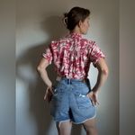 American Eagle Hawaiian Button Up Tie Crop Top Vacation Tropical Photo 4