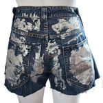 Urban Outfitters  Rag Union x Lee Metallic Paint Splatter Denim Shorts Size 32 Photo 4