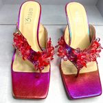 Rouge Helium NEW Women’s  metallic fuchsia Pink Sandals Photo 1