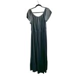 Black Puff Sleeve Ruffle Dress Coquette Romantic Cottagecore Renaissance Sz 2X Photo 1