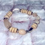 Southwest Jewelry Set Silver and White Photo 4