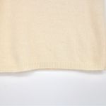 Rafaella Chic Cream Short Sleeve Sweater - Lambs Wool & Rabbit Hair Photo 4