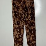Aerie Offline Brown Floral Leggings Size Medium Photo 2