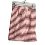 J.Crew  women’s‎ size 0 linen blend pencil skirt, striped, zip closure Photo 1