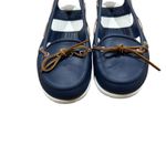 Crocs Beach line Women's size 7 Shoes Navy Blue Slip on Boat Shoe loafers Photo 2