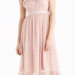 J.Crew NWT  Baby Pink Tulle Midi Dress Photo 0