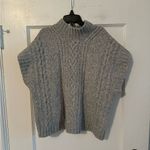 Pink Rose  Gray Light Weight Knit Sweater Vest Size M Photo 1