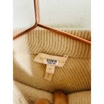 Rebecca Taylor  White Cream Side Tie Wool Blend Turtleneck Sweater size Large Photo 5