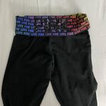 PINK - Victoria's Secret PINK Victoria’s Secret Yoga Black Pants Photo 4