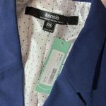 Kensie Navy Blue Blazer Jacket Business Career Office Classic Medium Photo 2