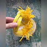 Vintage Woodstock Snoopy Peanuts plush winter ear muffs Yellow Photo 12