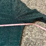 NEW YORK & COMPANY Lurex Knit Lace Up Neck Top Green Photo 6