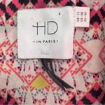 HD in Paris x Anthropologie Kaveri Henley Printed Long Sleeve Blouse Size 8 Photo 7