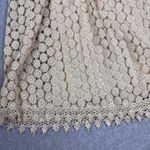 Tularosa  Amelia Cream Lace Off The Shoulder Babydoll Mini Dress Boho Floral M Photo 3