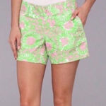 Lilly Pulitzer Sunnyside Lion The Callahan Short Women's Sz 0 Photo 0