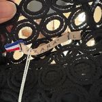 Elegant Black Lace Puff Sleeve Top Size M Photo 5