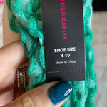 No Boundaries  NWT Multi Pack of Textured Socks Green Pink White 4-10 OSFM Photo 6