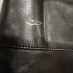 WETHEWEARWHAT Black Faux Leather Buckle Pleated Mini Skirt Size 6 Photo 6