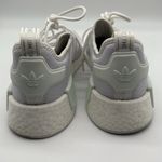 Adidas  NMD_r1 Sneakers in White/White/Silver Metallic Size 9 Photo 6