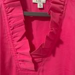 Crown & Ivy Pink Blouse with Elegant Ruffle Details Photo 1