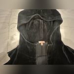 Juicy Couture Vintage  black velour track jacket  women large Photo 1