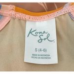 Kona Sol Women's Tropical Short Sleeve Rash Guard One Piece Swimsuit Size S New! Photo 3