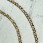 Gold Tone Skinny Chain Link Purse Handbag Replacement Strap ✨ Photo 2