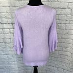 Blue Rain v-neck criss cross straps flare layered sleeve Flowy bottom sz S Photo 9