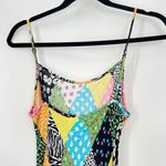 Rixo for Target Women's Colorful Patchwork Sleeveless Slip Midi Dress Size Small Pink Photo 6