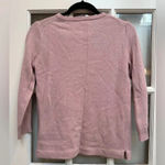 J.Crew Mauve Embellished Jeweled-Starburst Collar Sweater Merino Wool Size XS Photo 6