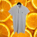 Ralph Lauren Polo ‎ Women's Beige Cotton The Mesh Mini Polo Dress Size XS Photo 1