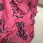Victoria's Secret PINK Victoria Secret Women Med Pink Cowboy Boots Ruffle Cuff Pajama Lounge Pants Photo 9