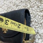 Tory Burch New condition black leather turn lock mini wallet Photo 8