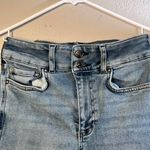 We The Free Straight leg Jeans High Waist Light Wash 27 Stretch Y2K Streetwear Photo 2