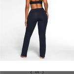 SKIMS  Cotton Jersey Fold Over‎ Pants, Plus Size 3X RARE Navy NWT Photo 2