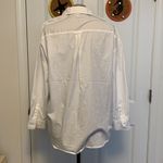 Old Navy White Button Down Boyfriend Style Shirt () NWT Photo 4